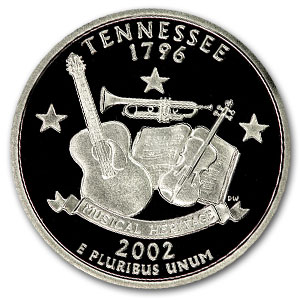 Buy 2002-S Tennessee State Quarter Gem Proof