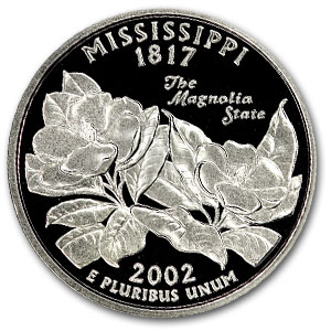 Buy 2002-S Mississippi State Quarter Gem Proof