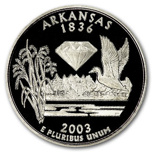 Buy 2003-S Arkansas State Quarter Gem Proof