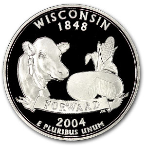 Buy 2004-S Wisconsin State Quarter Gem Proof