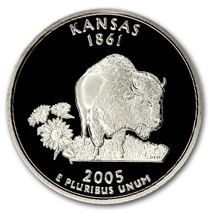 Buy 2005-S Kansas State Quarter Gem Proof