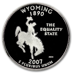 Buy 2007-S Wyoming State Quarter Gem Proof