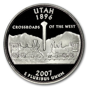 Buy 2007-S Utah State Quarter Gem Proof