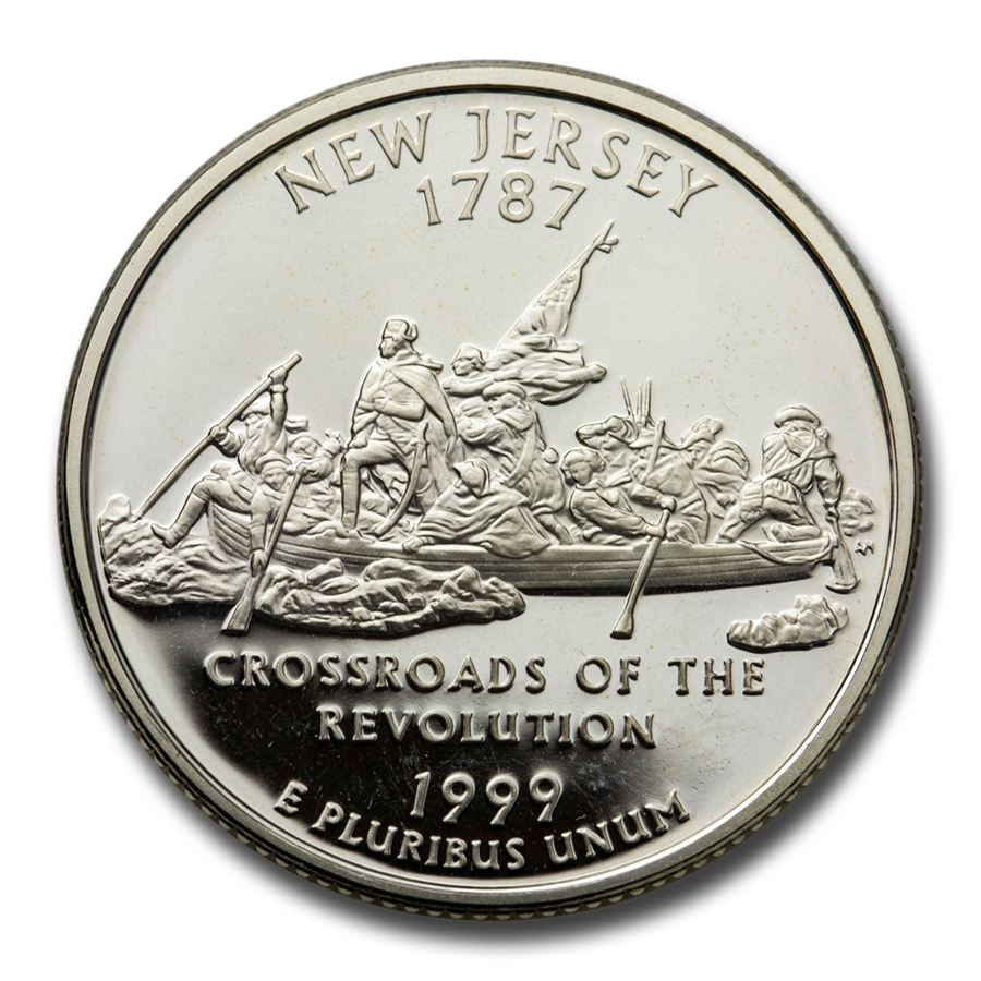 Buy 1999-S New Jersey State Quarter Gem Proof (Silver)