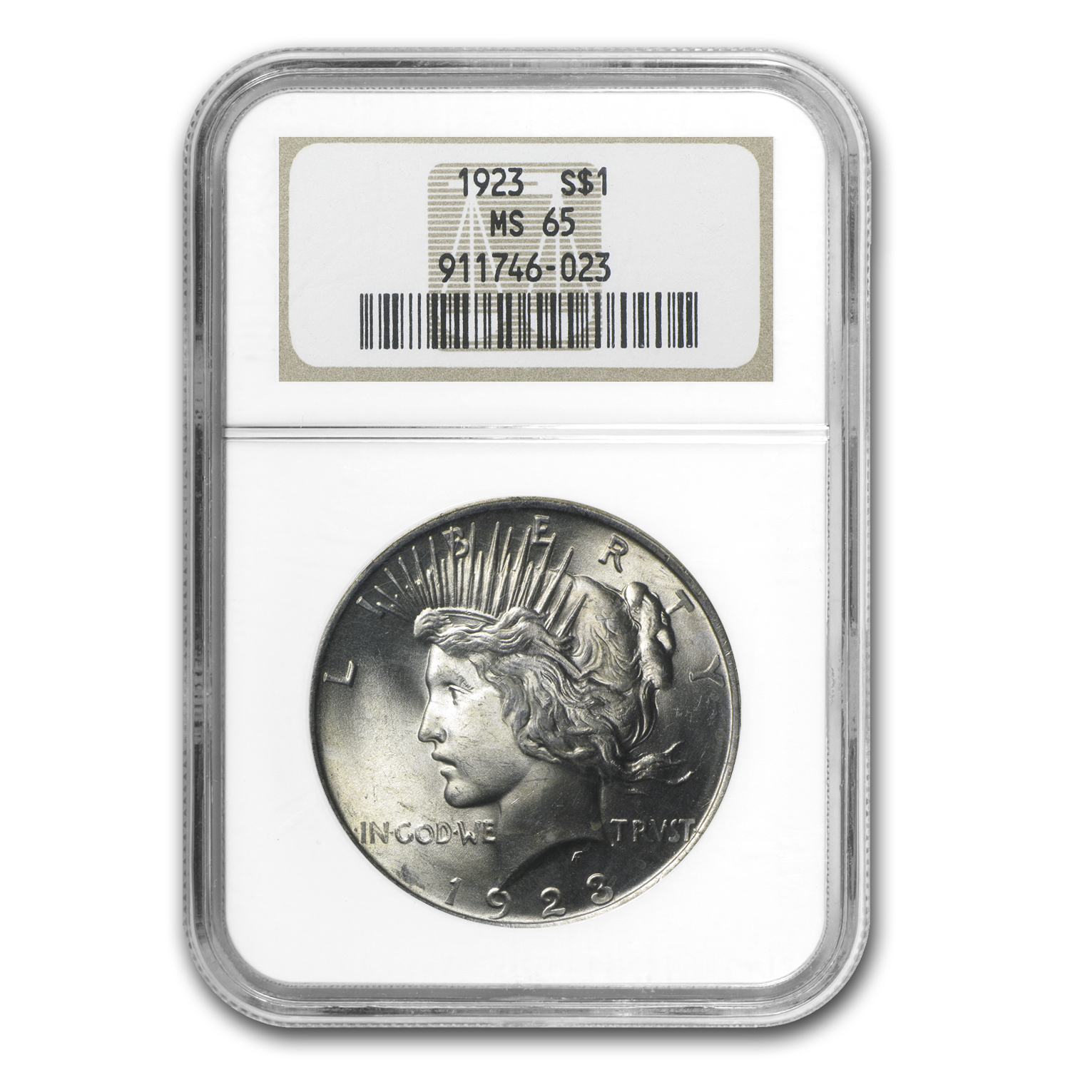 Buy 1923 Peace Dollar MS-65 NGC