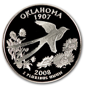 Buy 2008-S Oklahoma State Quarter Gem Proof
