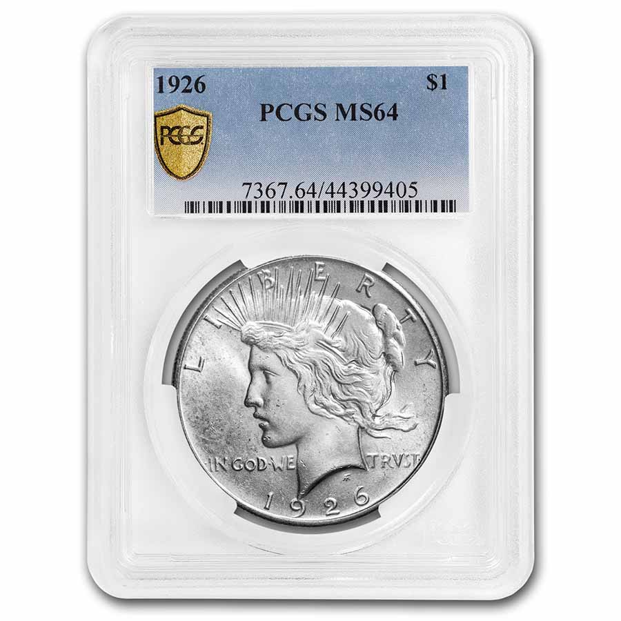 Buy 1926 Peace Dollar MS-64 PCGS - Click Image to Close
