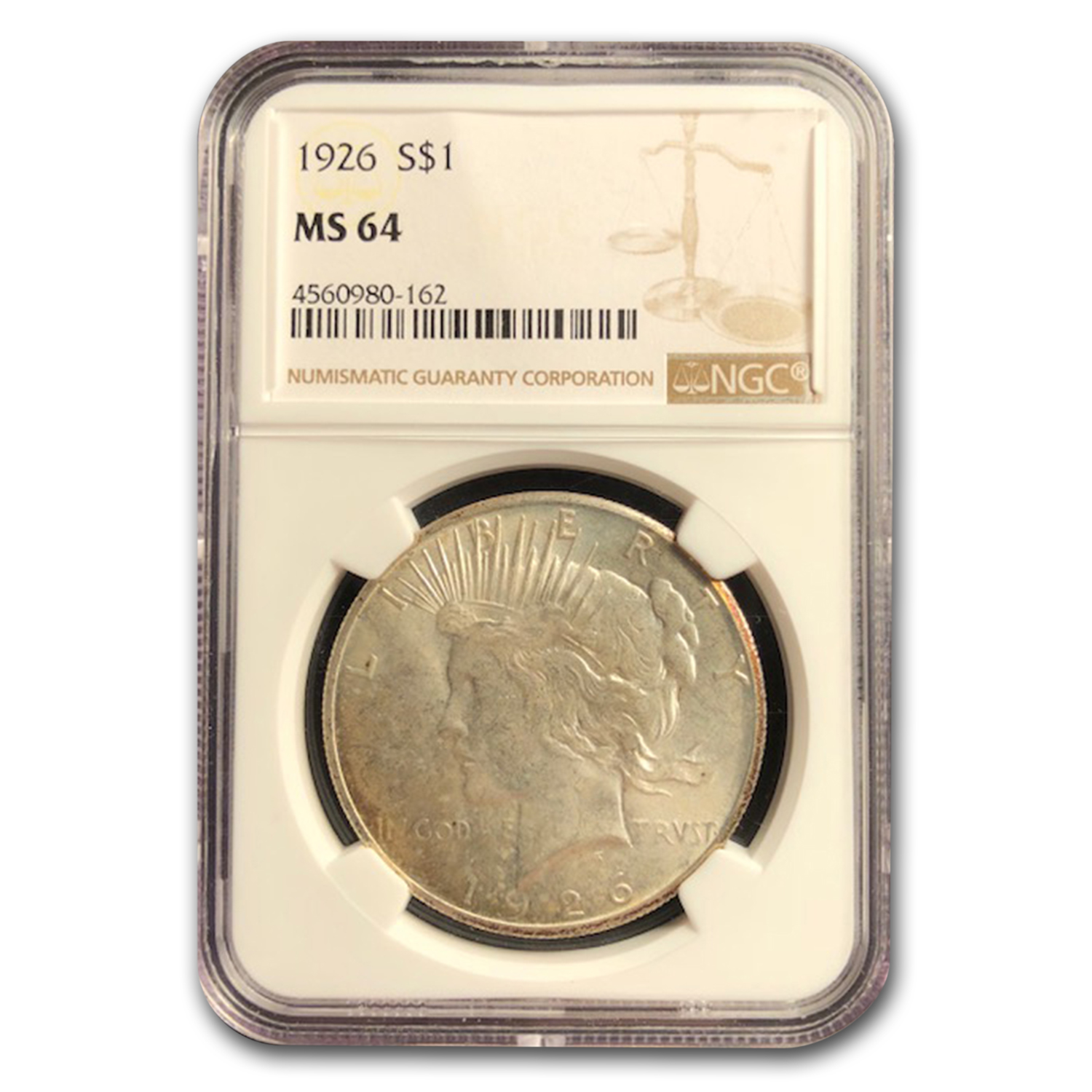 Buy 1926 Peace Dollar MS-64 NGC - Click Image to Close