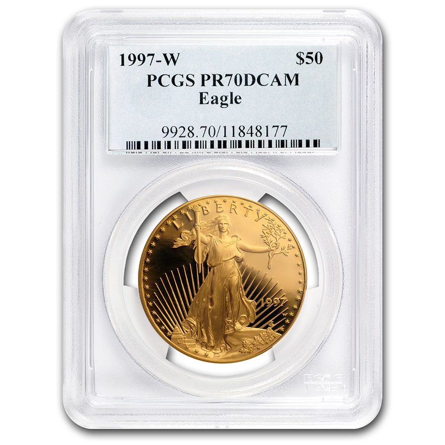 Buy 1997-W 1 oz Proof American Gold Eagle PR-70 DCAM PCGS