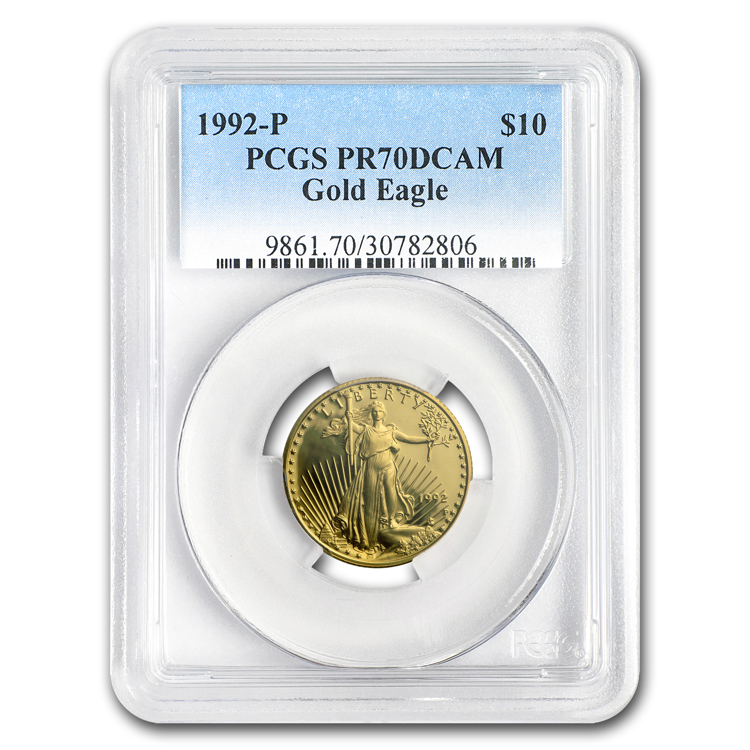 Buy 1992-P 1/4 oz Proof American Gold Eagle PR-70 PCGS