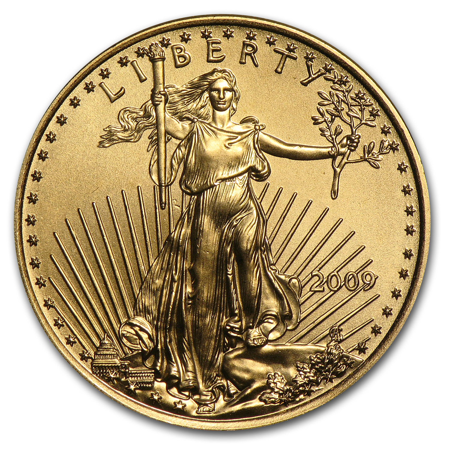 Buy 2009 1/4 oz American Gold Eagle BU