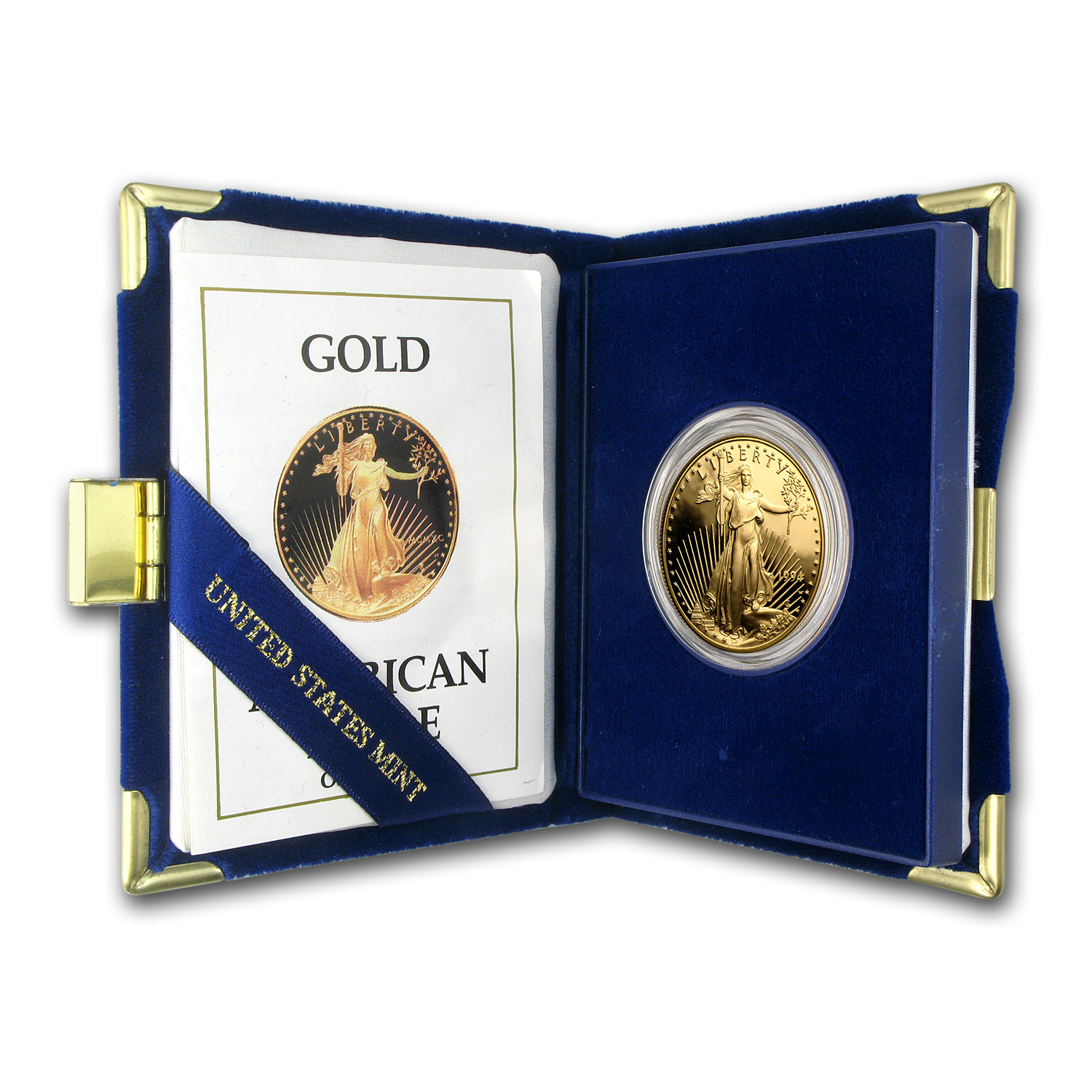 Buy 1990-W 1 oz Proof American Gold Eagle (w/Box & COA)