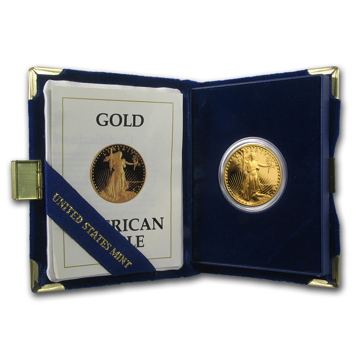 Buy 1987-P 1/2 oz Proof American Gold Eagle (w/Box & COA)