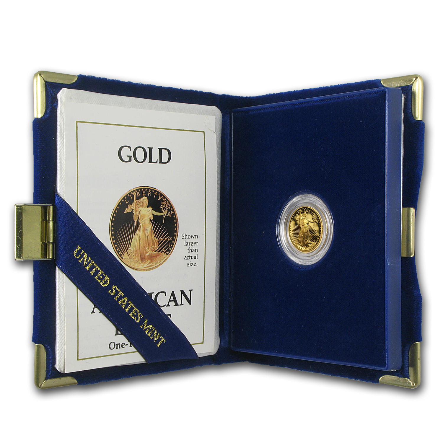 Buy 1990-P 1/10 oz Proof American Gold Eagle (w/Box & COA)