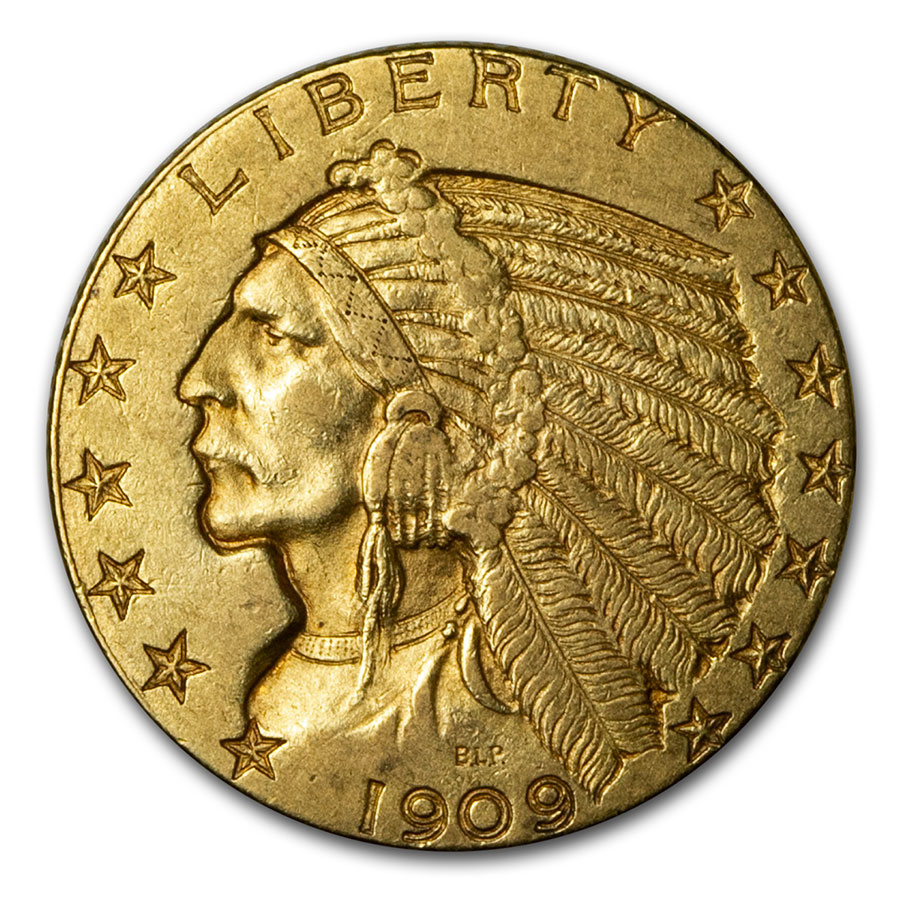 Buy 1909 $5 Indian Gold Half Eagle XF