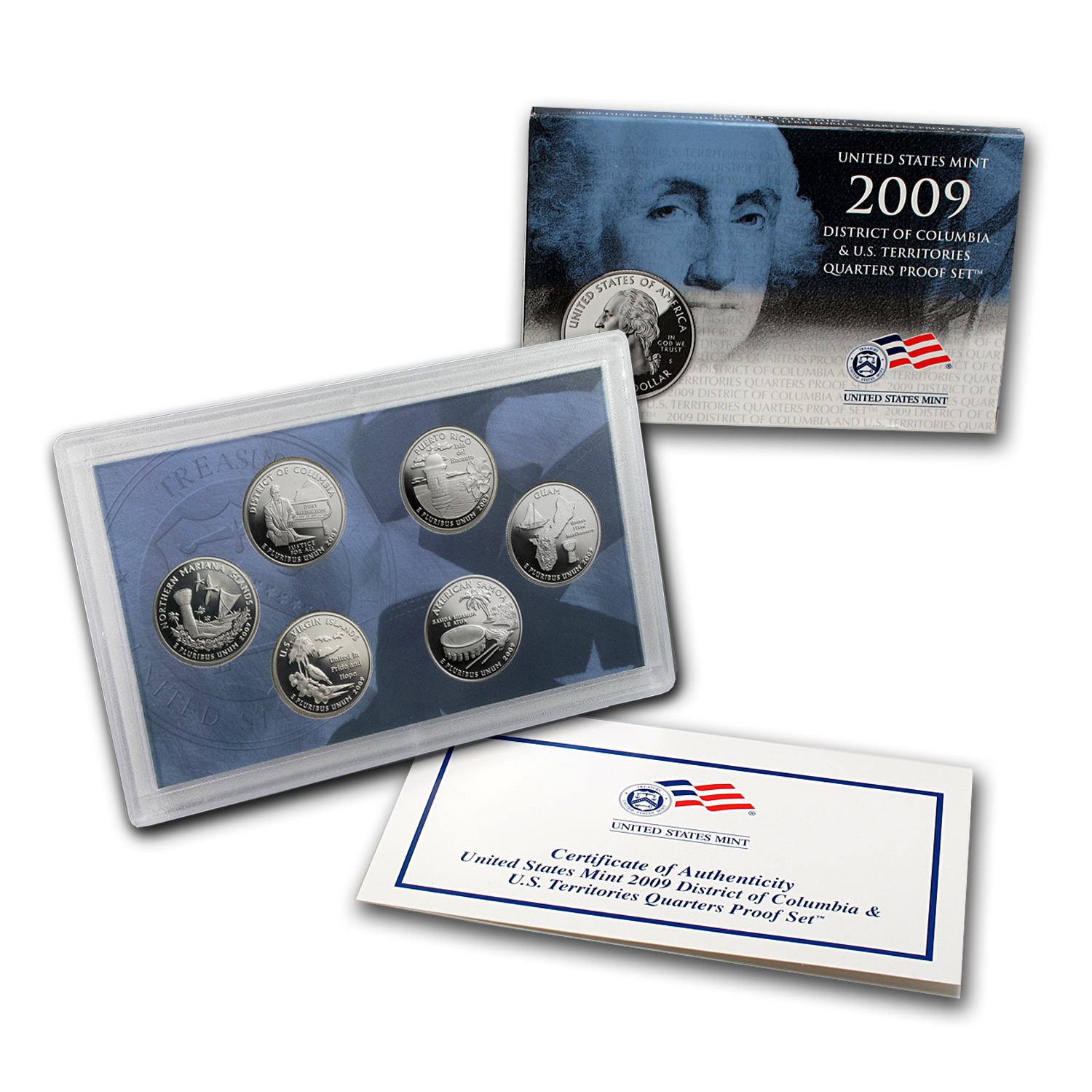 Buy 2009-S D.C. and U.S. Territories Quarters Proof Set