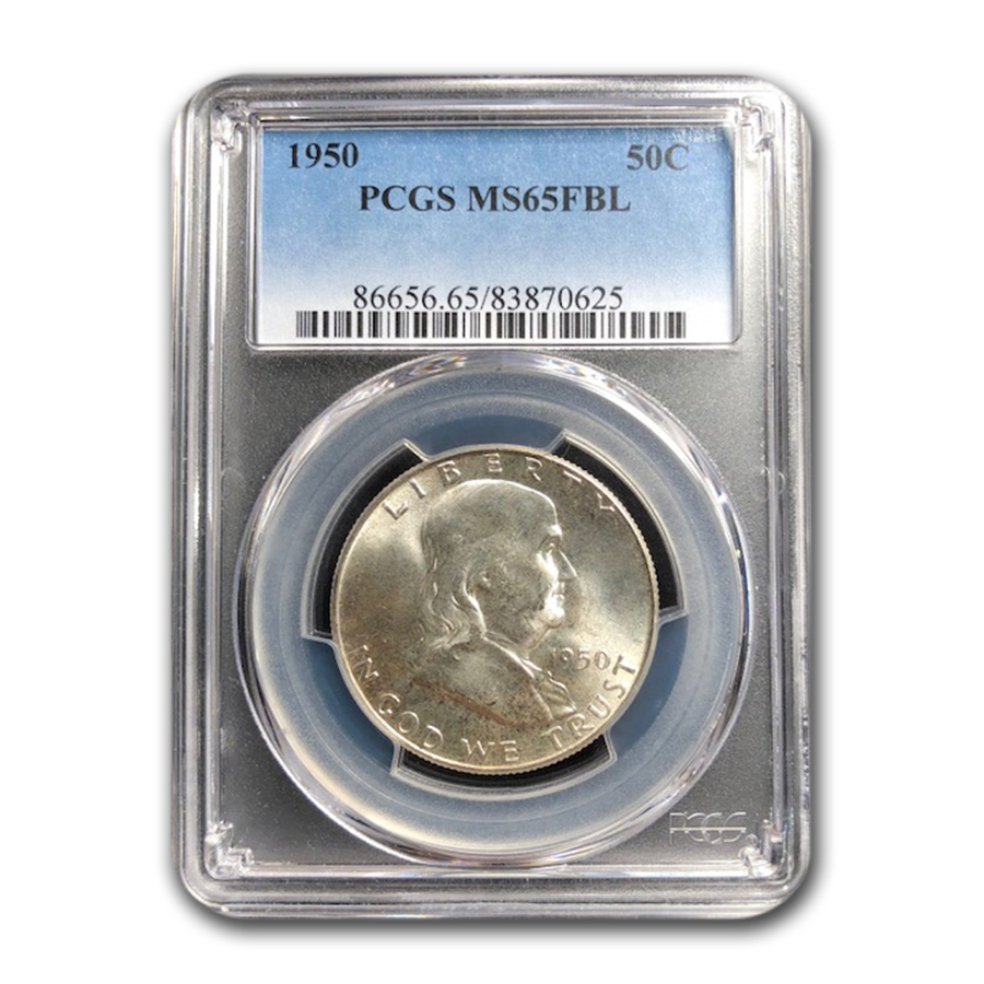 Buy 1950 Franklin Half Dollar MS-65 PCGS (FBL)