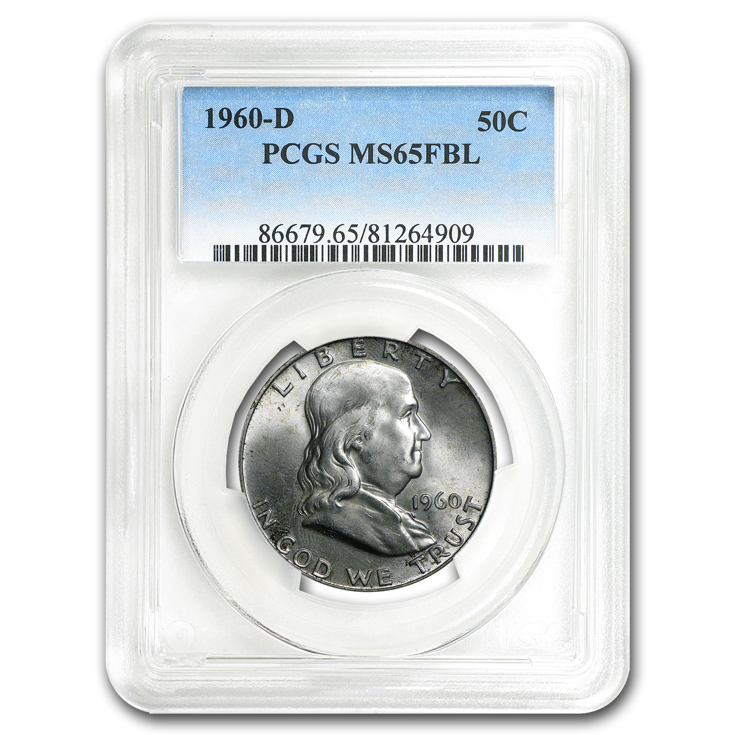 Buy 1960-D Franklin Half Dollar MS-65 PCGS (FBL)