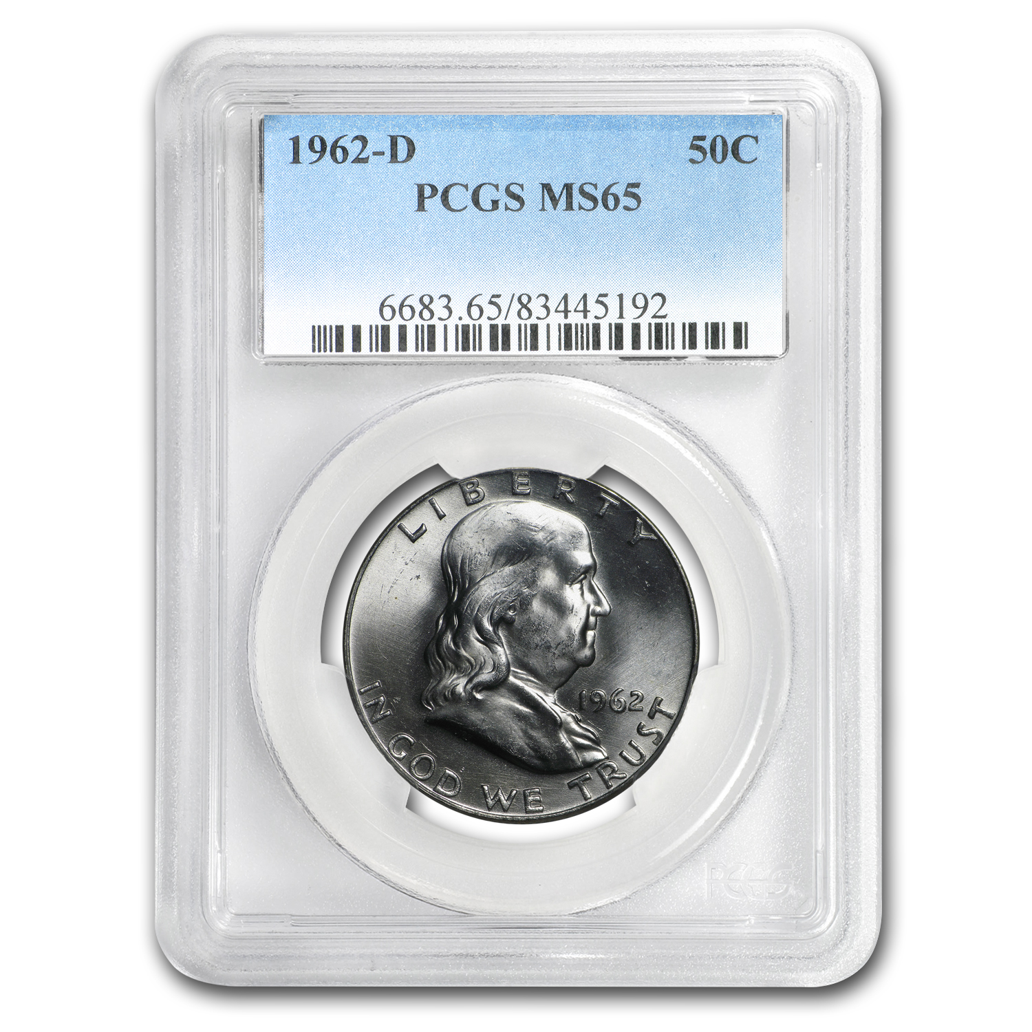 Buy 1962-D Franklin Half Dollar MS-65 PCGS