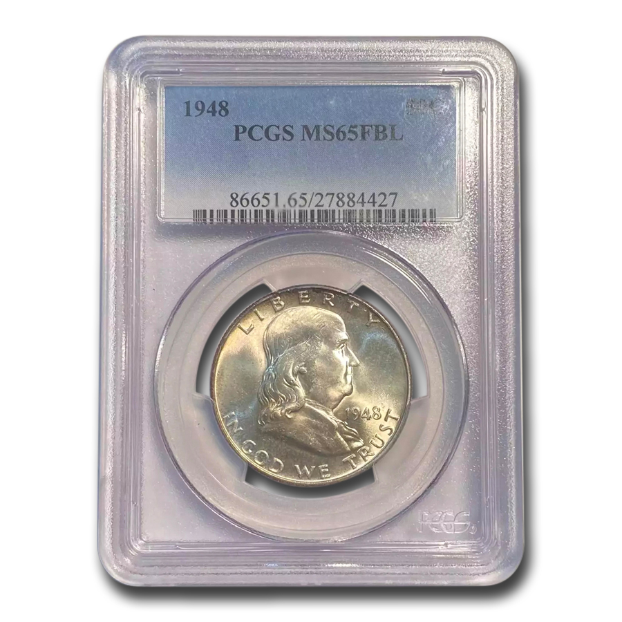 Buy 1948 Franklin Half Dollar MS-65 PCGS (FBL)