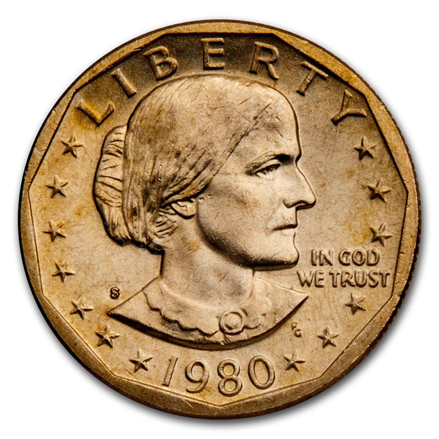 Buy 1980-S Susan B. Anthony Dollar BU - Click Image to Close