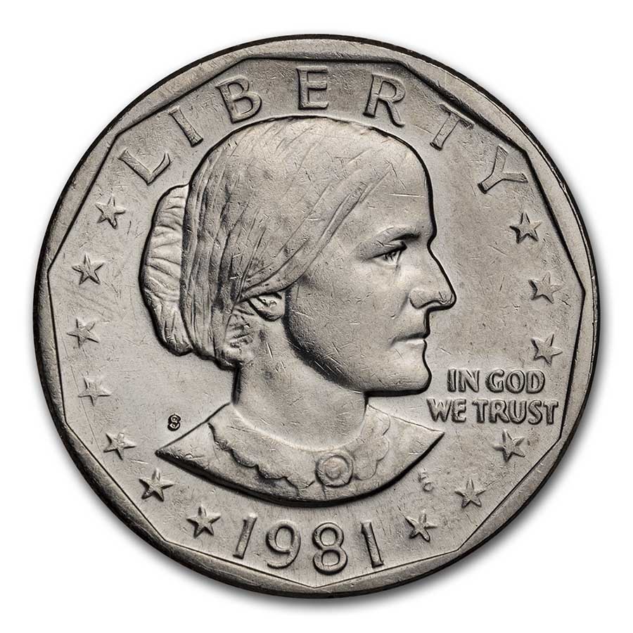 Buy 1981-S Susan B. Anthony Dollar BU - Click Image to Close