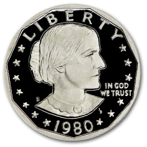 Buy 1980-S Susan B. Anthony Dollar Gem Proof