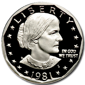 Buy 1981-S Susan B. Anthony Dollar Gem Proof Type-1