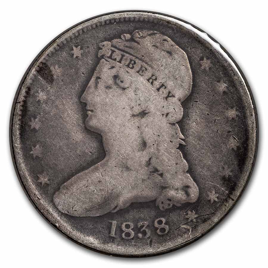 Buy 1838 Reeded Edge Half Dollar VG