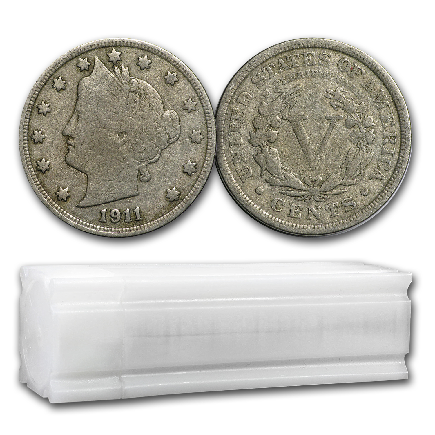 Buy 1883-1912 Liberty Head V Nickels 40-Coin Roll Avg Circ