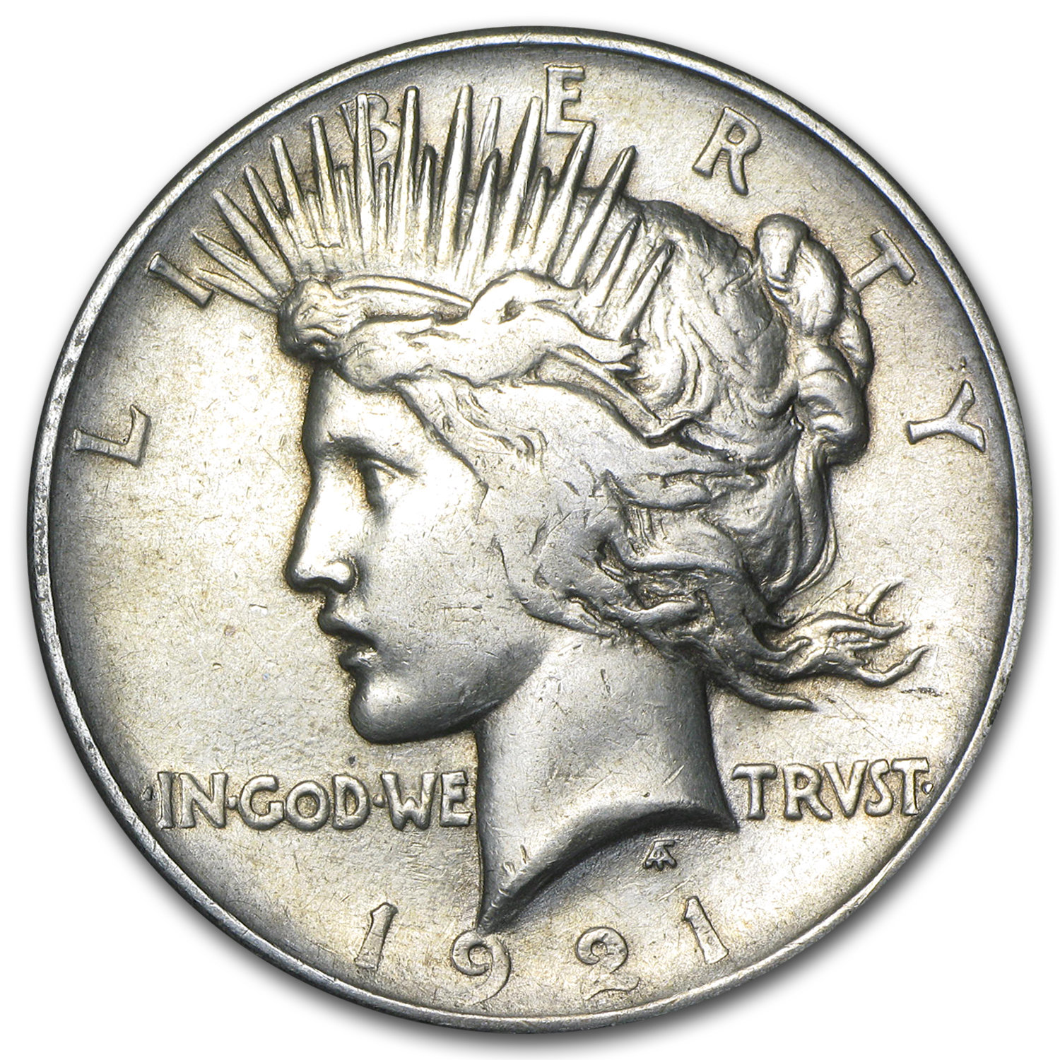 Buy 1921 Peace Dollar VG/VF (High Relief)