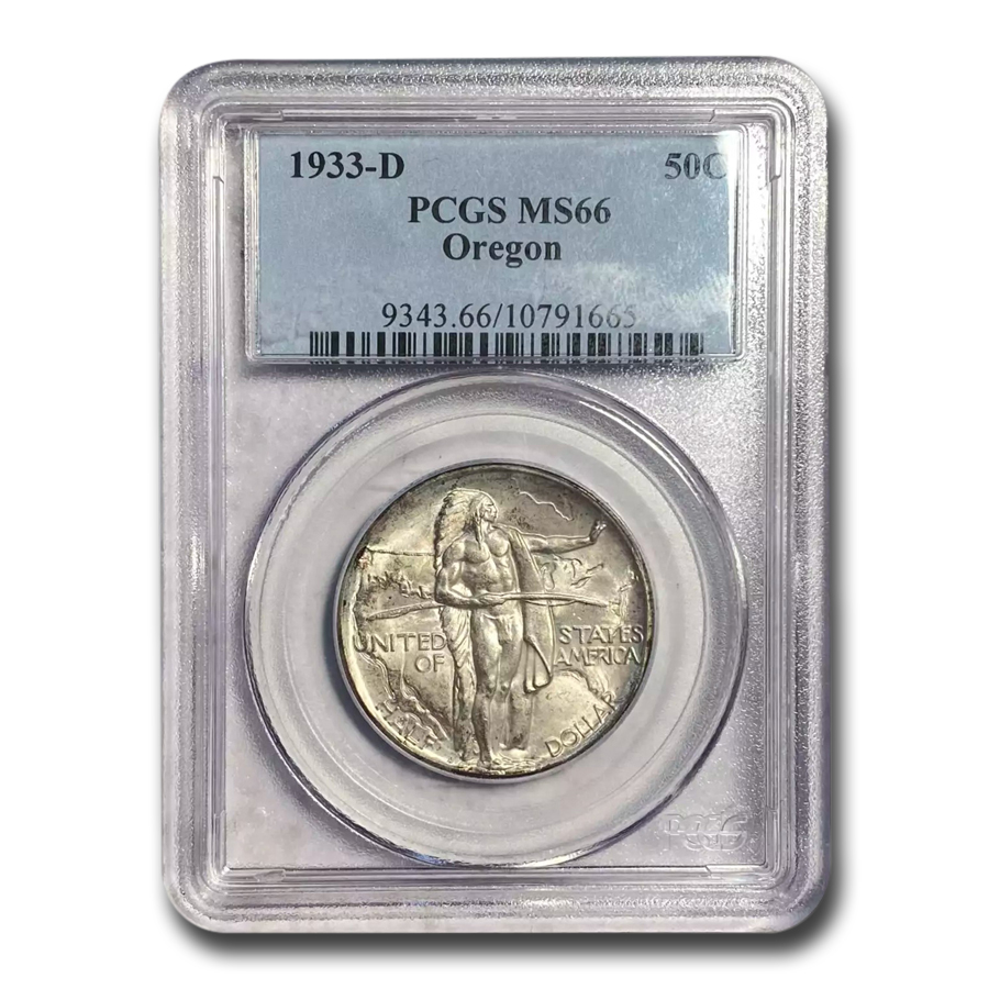 Buy 1933-D Oregon Trail Commemorative Half Dollar MS-66 PCGS