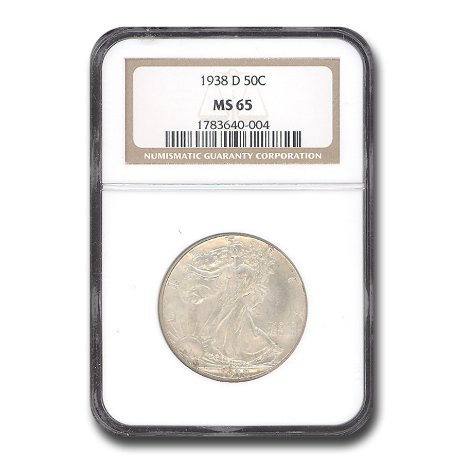 Buy 1938-D Walking Liberty Half Dollar MS-65 NGC