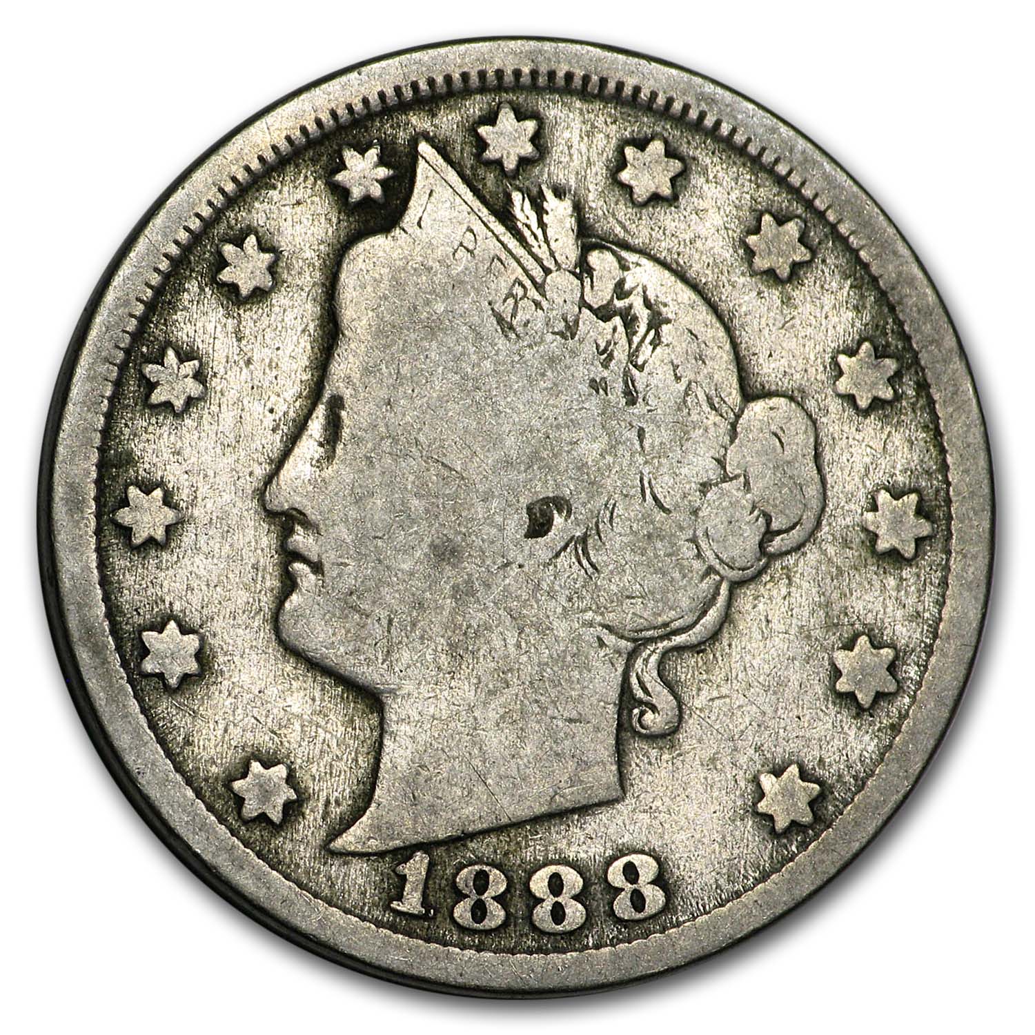 Buy 1888 Liberty Head V Nickel VG