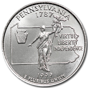 Buy 1999-D Pennsylvania State Quarter BU