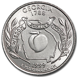 Buy 1999-P Georgia State Quarter BU