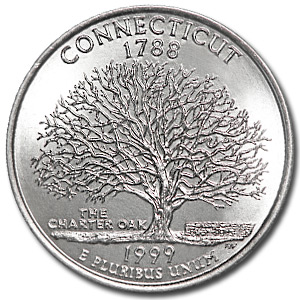 Buy 1999-P Connecticut State Quarter BU