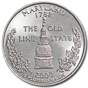 Buy 2000-P Maryland State Quarter BU