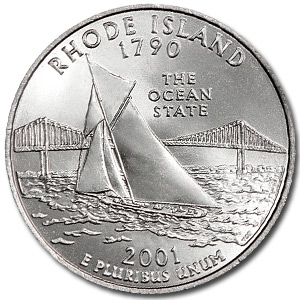 Buy 2001-P Rhode Island State Quarter BU