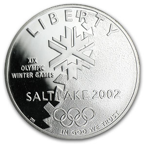 Buy 2002-P Olym Winter Games $1 Ag Comm Pf Cap Only