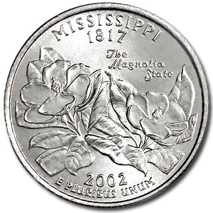 Buy 2002-D Mississippi State Quarter BU