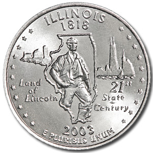 Buy 2003-D Illinois State Quarter BU