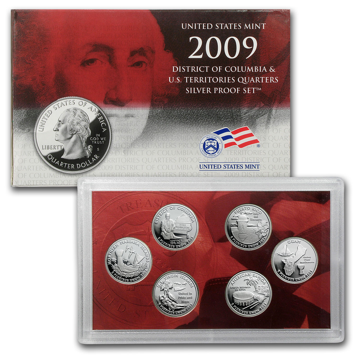 Buy 2009 D.C. and U.S. Territories Quarters Proof Set (Silver)