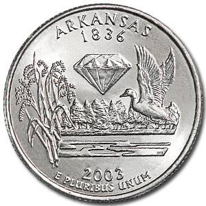 Buy 2003-P Arkansas State Quarter BU