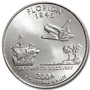 Buy 2004-D Florida State Quarter BU