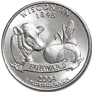 Buy 2004-D Wisconsin State Quarter BU