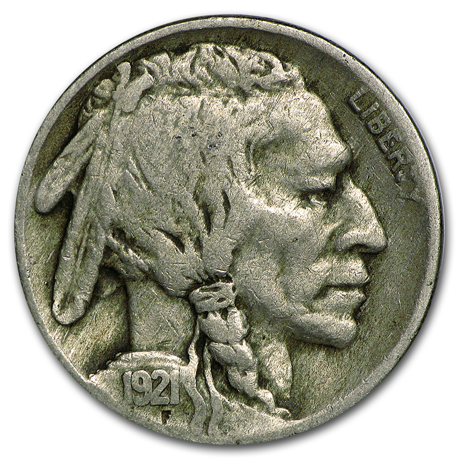 Buy 1921-S Buffalo Nickel Fine