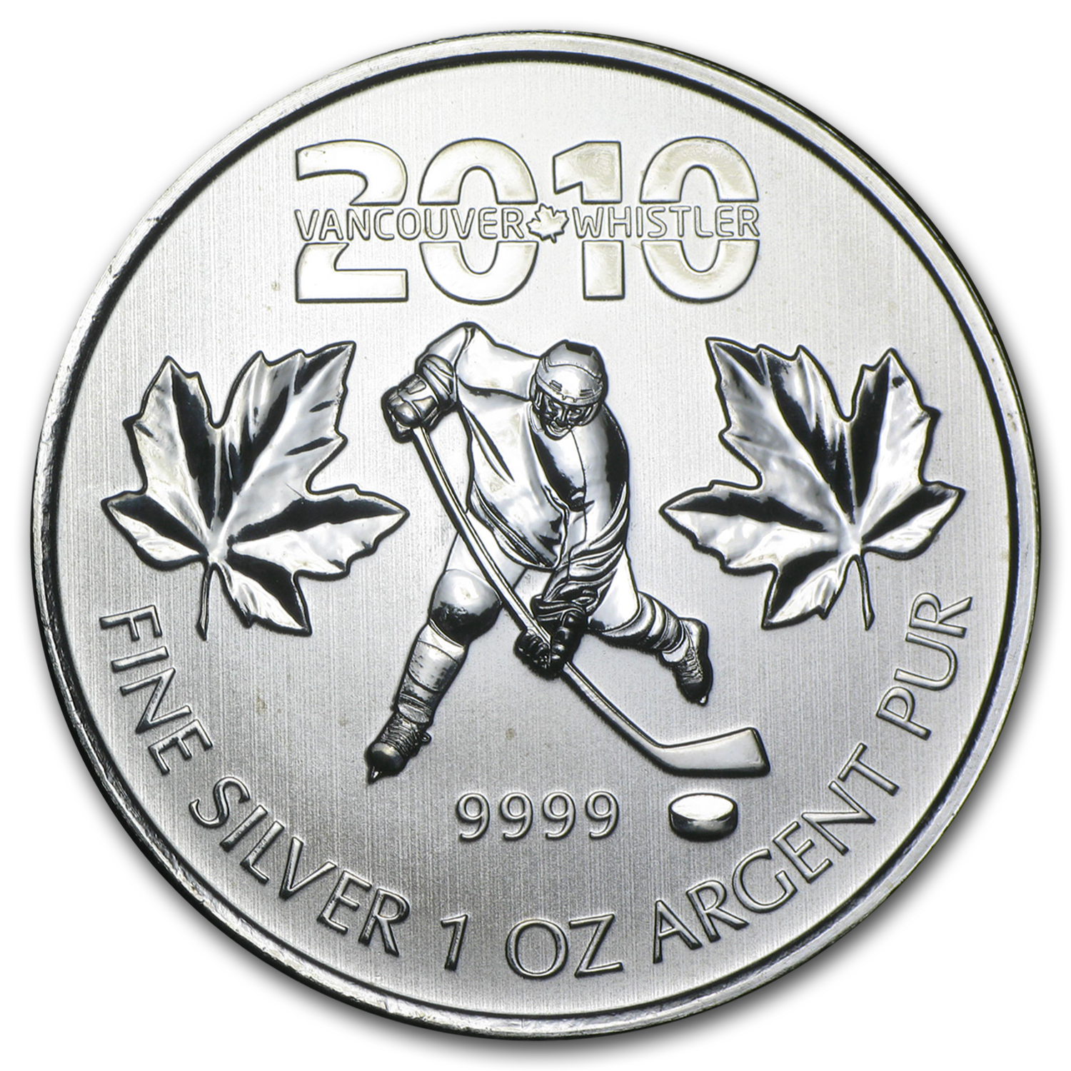 Buy 2010 Canada 1 oz Silver Olympic Hockey BU