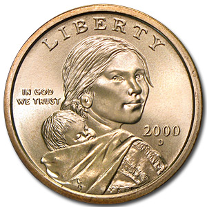 Buy 2000-D Sacagawea Dollar BU - Click Image to Close