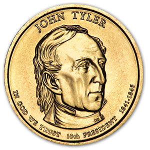 Buy 2009-P John Tyler Presidential Dollar BU